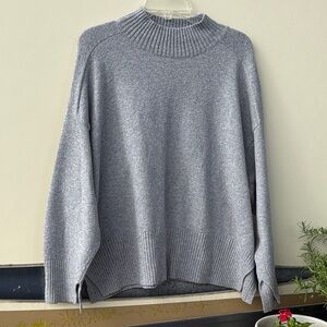 LOFT Gray Turtleneck Sweater
